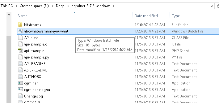 where to put the batch file