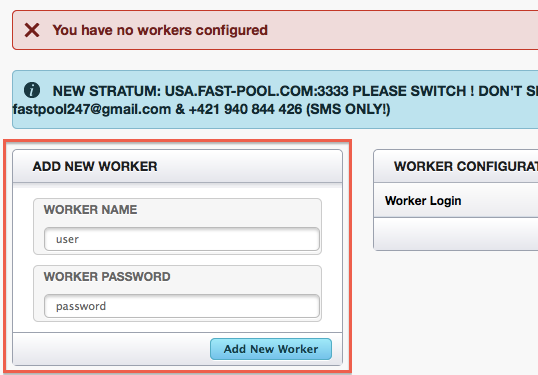 worker dashboard example