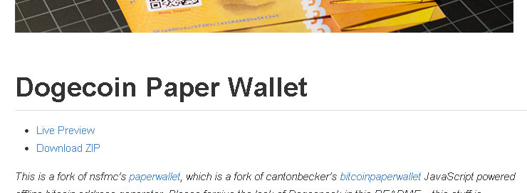 paper wallet download